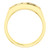 14k Yellow Gold Mens Princess 5 Stone Diamond Ring 1.5 CW 5.50mm