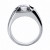 14k White Gold Mens Cluster Diamond Ring 2.00 ctw