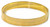 14k Gold 10mm Wide Flat High Polished Slip-on Solid Bangle 7 Inches