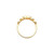 14k Yellow gold Diamond Heart Ring .02 ctw