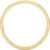 18k Gold 1mm High Polished Classic Flat Wedding Band