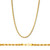 14k Gold 3 Mm Italian Diamond Cut Rope Chain 28 Inches