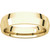 14k Yellow 5mm Knife Edge Comfort Fit Wedding Band