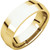 14k Yellow 6mm Knife Edge Comfort Fit Wedding Band