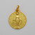 18kt Yellow 21mm Round Miraculous Medal