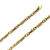 14k  Yellow Gold Handmade Bullet Link Chain 4.7mm 18 Inches
