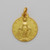 18kt Yellow 16.0 mm Round Miraculous Medal