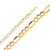 10K Gold 7.5mm Hollow Figaro Chain 30 Inches