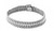 14k White Gold Gent's President Jubilee Bracelet 12 Mm Wide. 8.5"