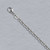 Platinum Rolo Chain Necklace 3.0mm Wide 20 Inches