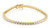 14k Yellow Gold 4mm wide with 6.0 Ct Round Cz Tennis Bracelet 7"