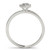 14k White Gold  1.50 Carat  Marquise cut Halo Engagement Ring Set