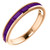 14k Yellow Gold Baguette Genuine Amethyst Half Eternity band 1.00 Ctw.