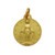 14kt Yellow Gold 16.0 mm Round Miraculous Medal