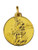 14kt Yellow Gold 21.0 mm Round Saint Michael Medal