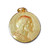 14kt Yellow Gold 16.0 mm Round Jesus Chirst Our Lord Medal
