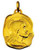 14K Gold Jesus (Our Lord) Medal Pendant 21.0mm x 26.0mm 14K Gold Jesus (Our Lord) Medal Pendant 21.0mm x 26.0mm