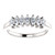 3/4  ct. Marquise 7 Stone  Diamond  Anniversary band  14k White Gold 3/4  ct. Marquise 7 Stone  Diamond  Anniversary band  14k White Gold