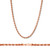 14k Rose Gold 5mm Rope Chain 22 Inches