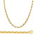 14K Yellow Gold 6mm Handcrafted Rolo Chain Necklace 16 Inches