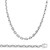 14K White Gold 6mm Handcrafted Rolo Chain Necklace 30 Inches