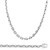 14K White Gold 6mm Handcrafted Rolo Chain Necklace 34 Inches