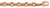 14K Rose Gold 8.8mm Handcrafted Rolo Chain Necklace 18 Inches