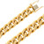 14K Yellow Gold 24mm Miami Cuban Chain Necklace 16 Inches