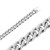 14K White Gold 10mm Miami Cuban Bracelet 9 Inches