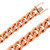 14K Rose Gold 22mm Miami Cuban Chain Necklace 16 Inches 14K Rose Gold 22mm Miami Cuban Chain Necklace 16 Inches