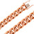 14K Rose Gold 24mm Miami Cuban Bracelet 7 Inches