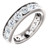 4.5ct. Diamond Eternity band 5.4mm in 14k Yellow gold