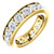 5.5ct. Diamond Eternity band 5.9mm in 14k Yellow gold