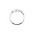 14K White Gold Diamond Love Knot Ring .06ctw