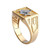 14k Gold  Diamond Masonic Blue Lodge Ring