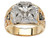 14k Gold Masonic Scotish Rite Diamond Ring  1/4 Ctw