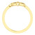 14K Yellow .03 CTW Diamond Hamsa Ring