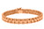 14k Rose Gold President Jubilee Bracelet 8MM Wide 8 Inches