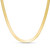 14k Yellow Gold 6mm Herringbone Chain 18 Inches