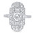 Platinum 1.50 Carat  Vintage Diamond Ring