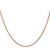 14k Rose Gold 1.0 Mm Box Chain 24 Inches