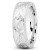 14k 7mm Flat Hand Engraved Comfort Fit Wedding Band 480