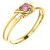 14k Gold Family Mother's Ring, 5 Stone (Available in 1,2,3,4,5,6 Stones) #71708