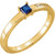 14k Gold Engravable Family Mother's Ring, 4 Stone Available in 1,2,3,4 Stones