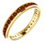 14k Yellow Gold 3.0mm Stackable Genuine Garnet Eternity Band