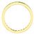 14k Yellow Gold 3.0mm Stackable Genuine Emerald Eternity Band