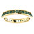 14k Yellow Gold 3.0mm Stackable Genuine Alexandrite Eternity Band