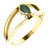 14k Gold Family Mother's Ring, 4 Stone (Available in 1.2,3,4,5,6 Stones)#10350