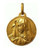 14kt Yellow Gold 12.0 mm Round Madonna (Virgin Mary) Medal