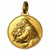 14kt Yellow Gold 10.0 mm Round Saint Anthony Medal